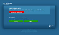 Installationsassistent starten Installationsassistent starten