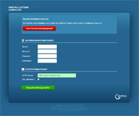 Konfiguration der Datenbank Konfiguration der Datenbank