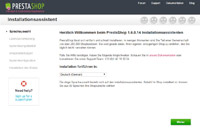 Installationsassistent starten Installationsassistent starten